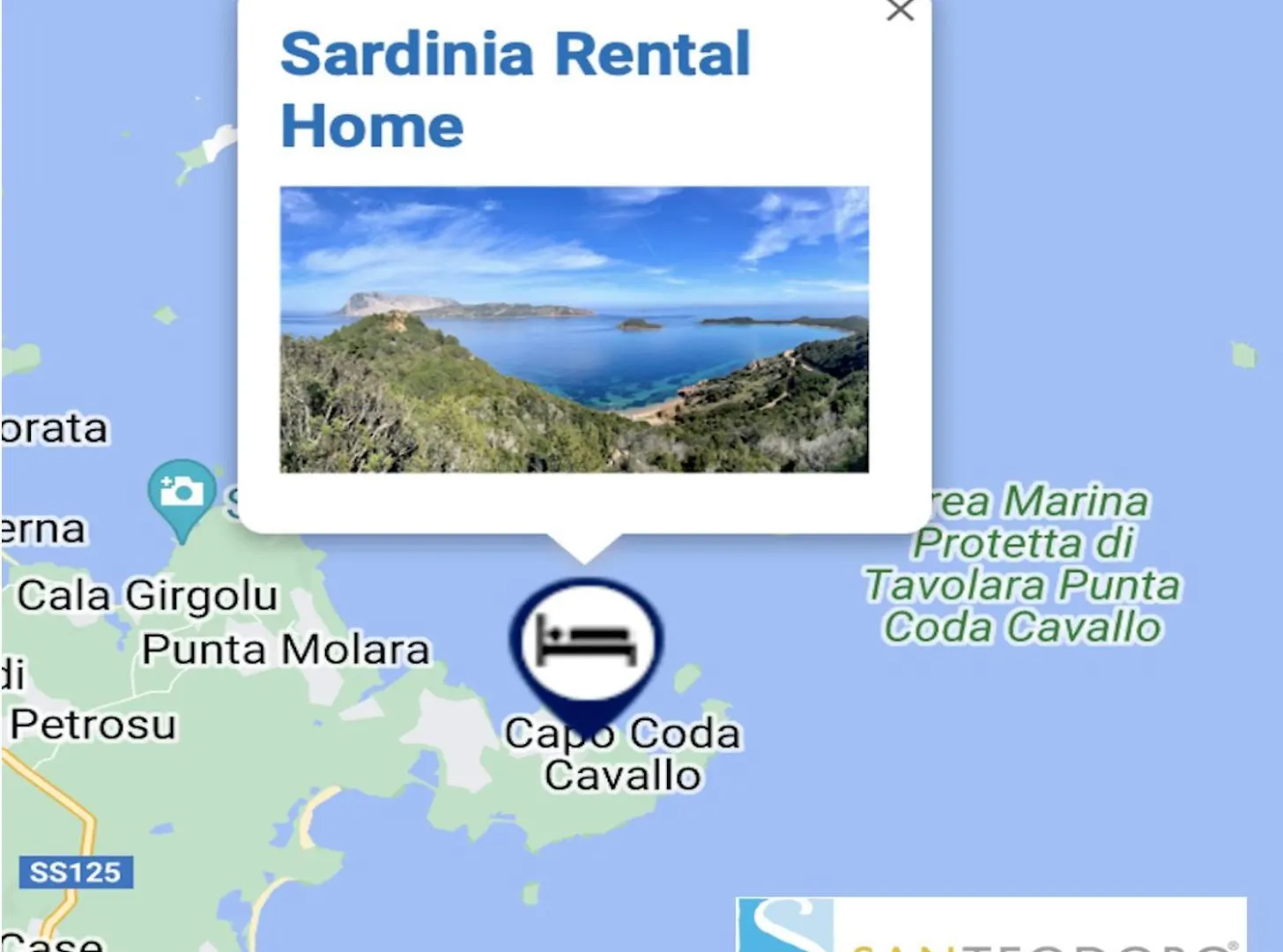 Punta Est Trilocale Stupenda Vista Mare Daire Capo Coda Cavallo
